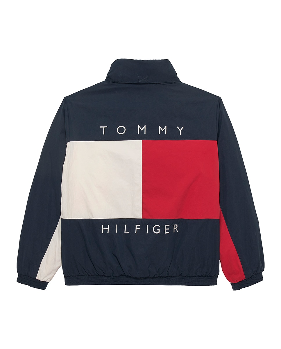 Blusão com Color Block Tommy Hilfiger Azul-7