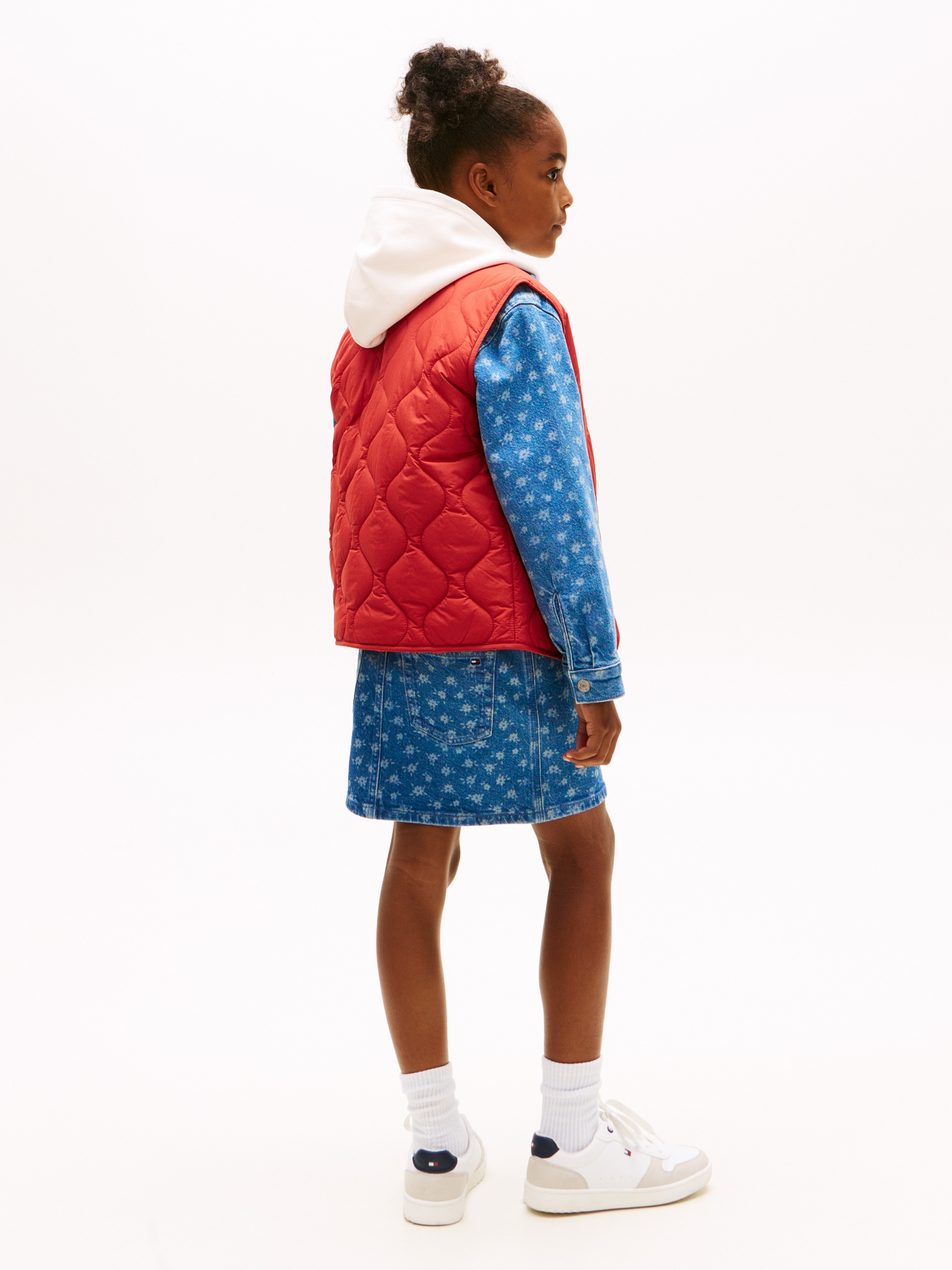 Colete Acolchoado Tommy Hilfiger Vermelho-2