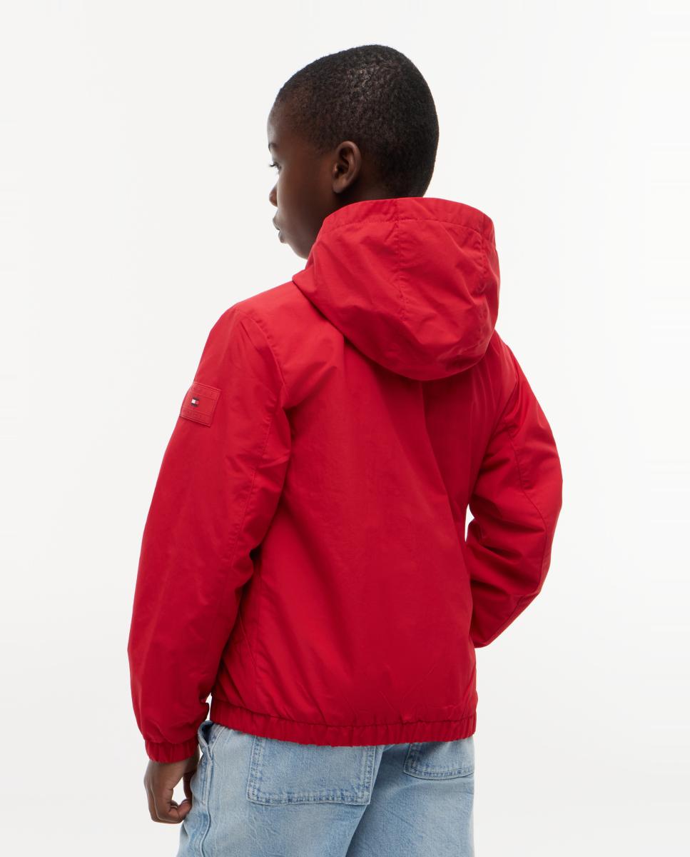 Blusão com Logótipo na Manga Tommy Hilfiger Vermelho-2