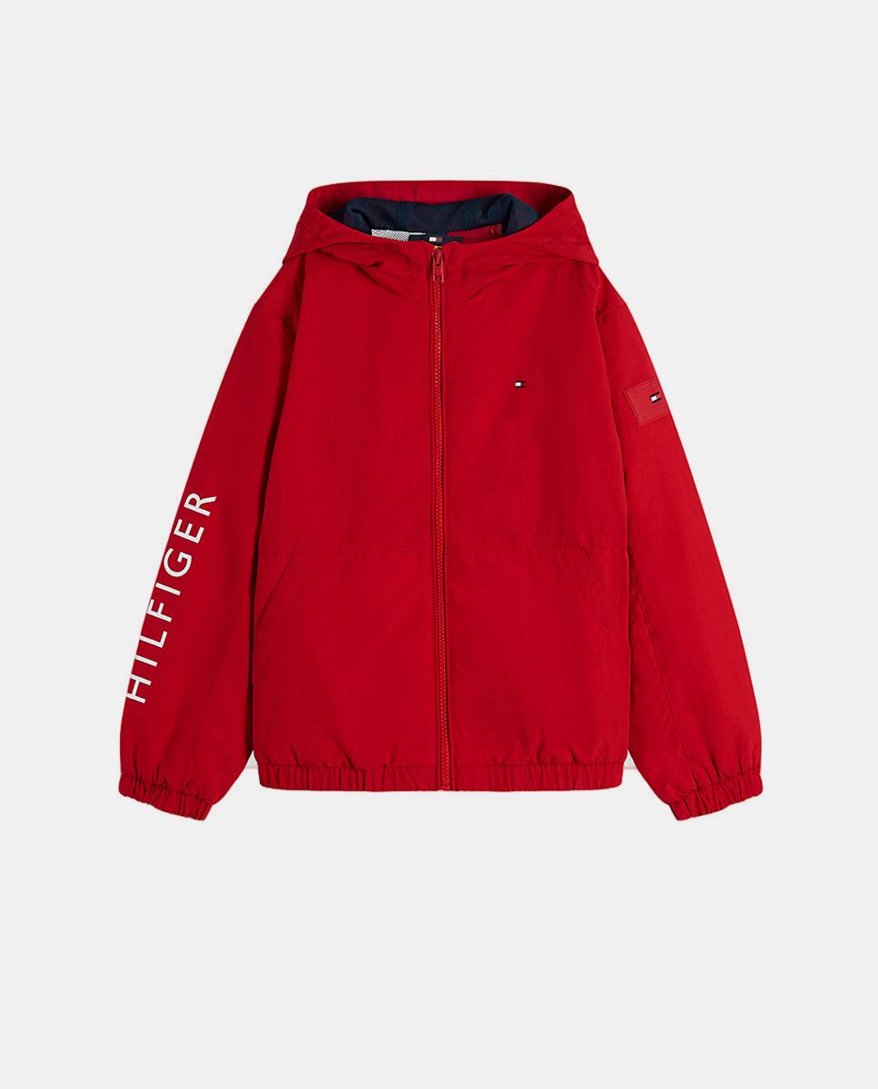 Blusão com Logótipo na Manga Tommy Hilfiger Vermelho-5