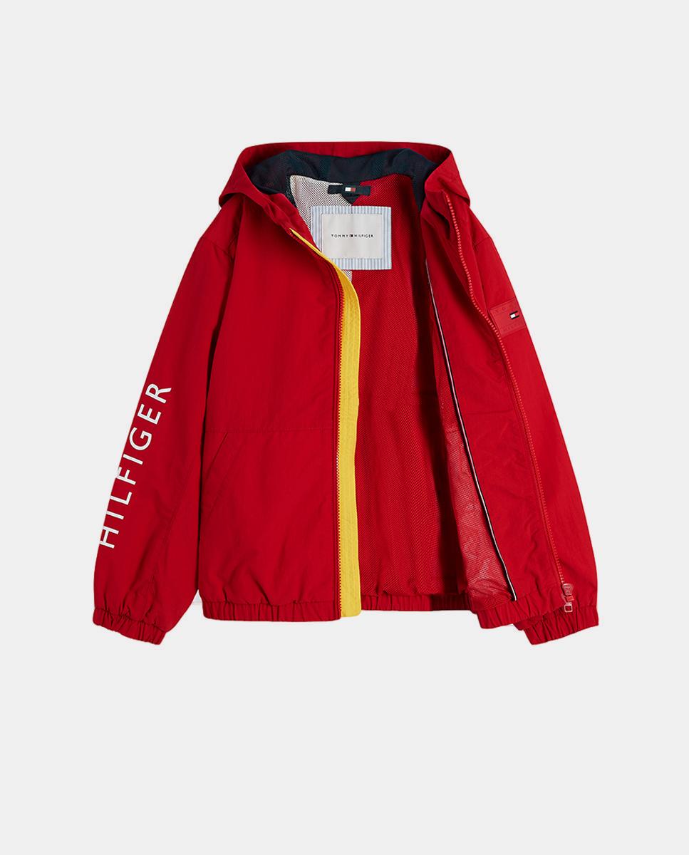 Blusão com Logótipo na Manga Tommy Hilfiger Vermelho-7