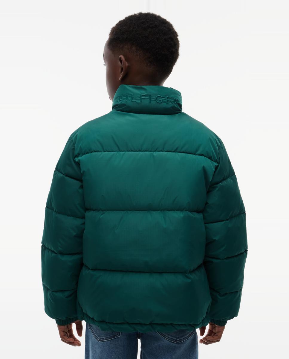 Plumífero de niño liso sin capucha - Tommy Hilfiger - Amarillo Amarillo-2