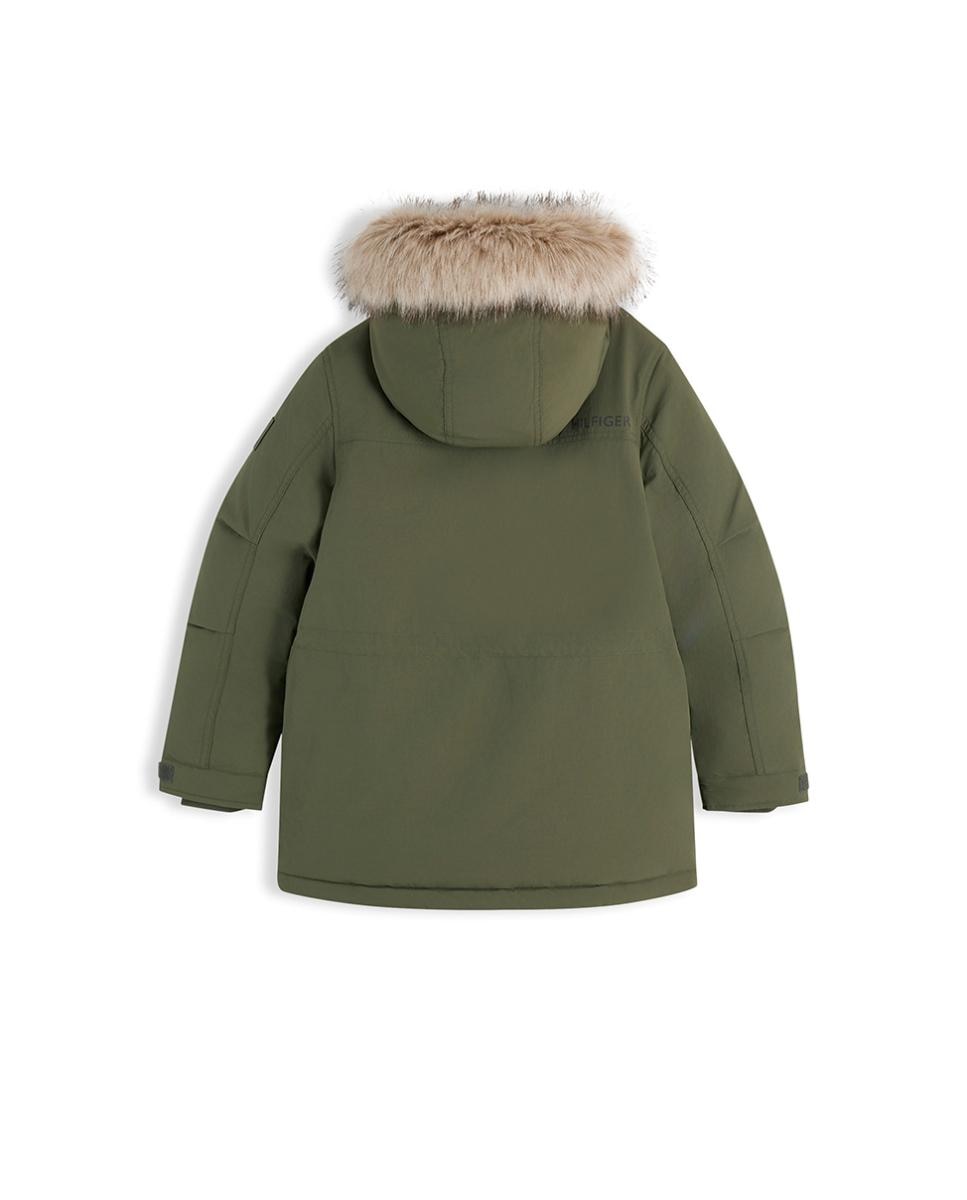 Parka acolchoada Amarelo-2