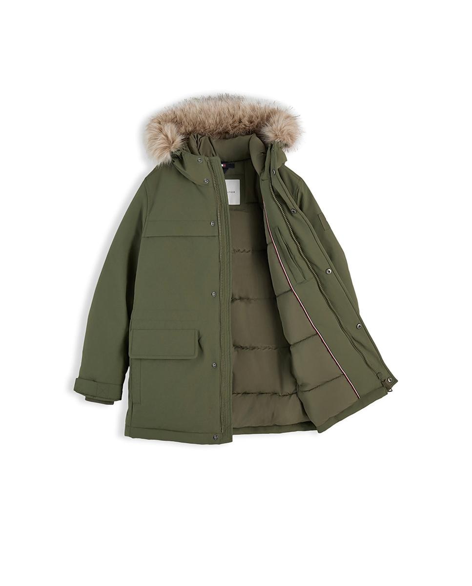 Parka acolchoada Amarelo-3