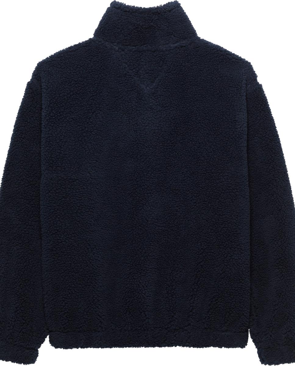 Polar de Pelo de Borrego com Logótipo de Bandeira Tommy Hilfiger Azul-6