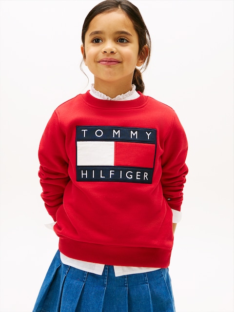 Imagem 0 de Sweatshirt com Decote Redondo e Logótipo de Bandeira