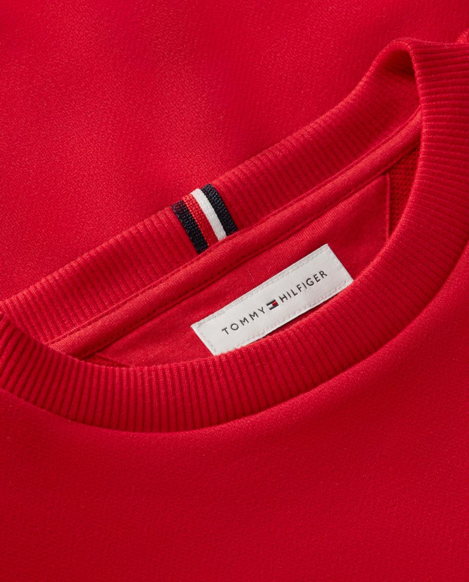 Sudadera de niño con logo estampado - Tommy Hilfiger - Rojo Rojo-7