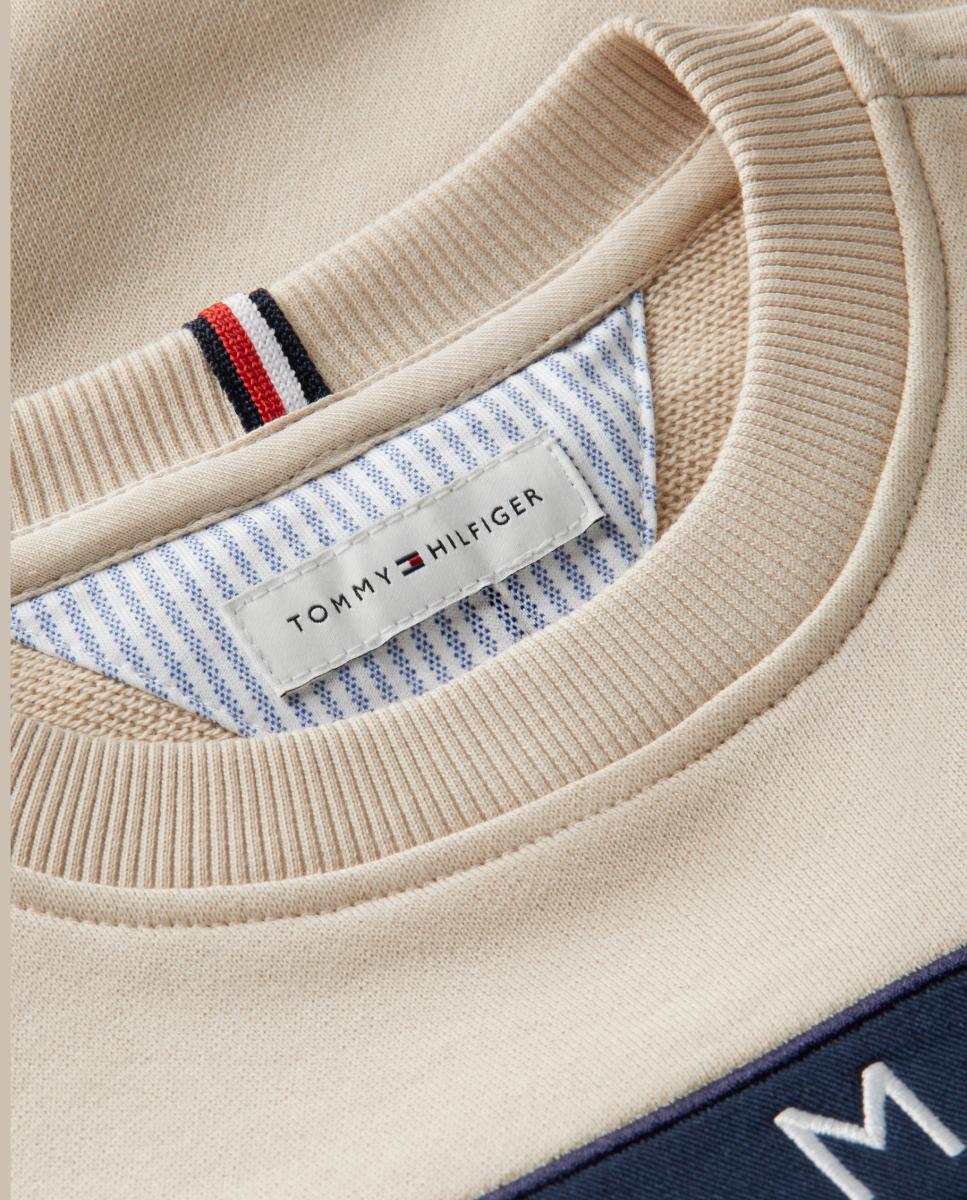 Sudadera de niño con logo corporativo - Tommy Hilfiger - Beige Beige-7