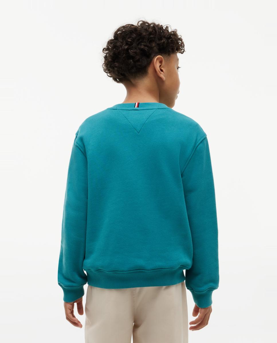 Sudadera de niño con logo corporativo - Tommy Hilfiger - Verde oscuro Verde oscuro-2