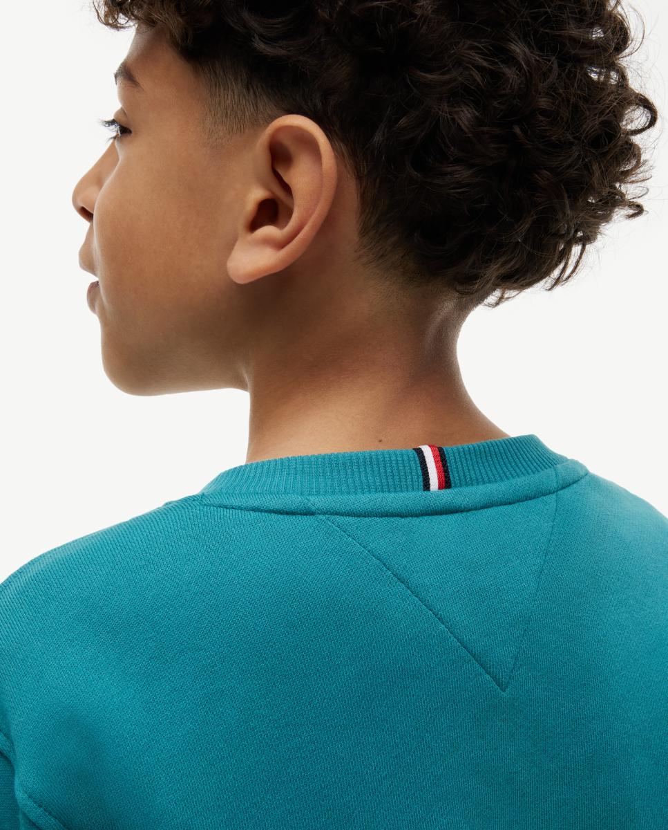 Sudadera de niño con logo corporativo - Tommy Hilfiger - Verde oscuro Verde oscuro-3