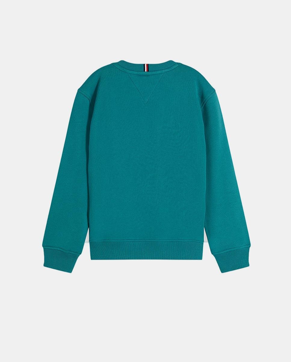 Sudadera de niño con logo corporativo - Tommy Hilfiger - Verde oscuro Verde oscuro-6
