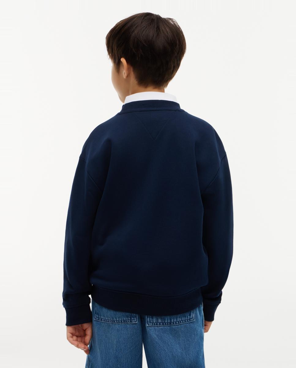 Sudadera de niño con capucha con logo corporativo - Tommy Hilfiger - Azul Azul-2