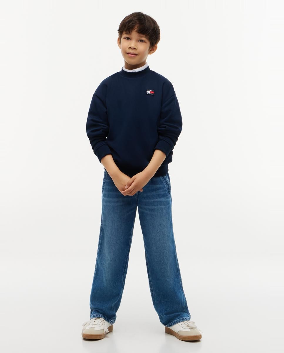 Sudadera de niño con capucha con logo corporativo - Tommy Hilfiger - Azul Azul-4