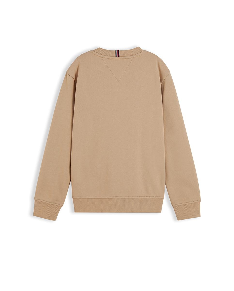 Sweatshirt com Decote Redondo Amarelo-6