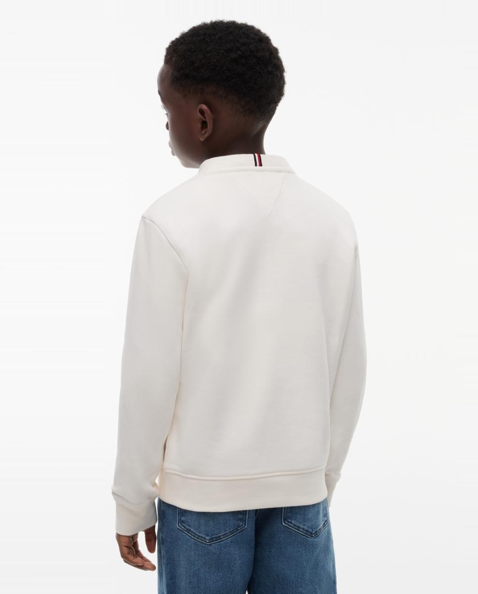 Sweatshirt com Decote Redondo Amarelo-2