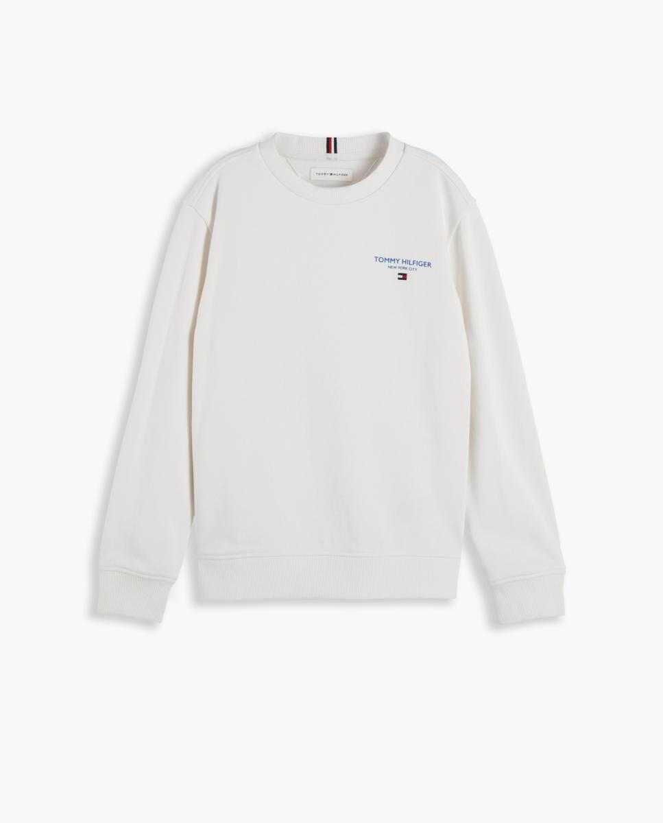 Sweatshirt com Decote Redondo Amarelo-5