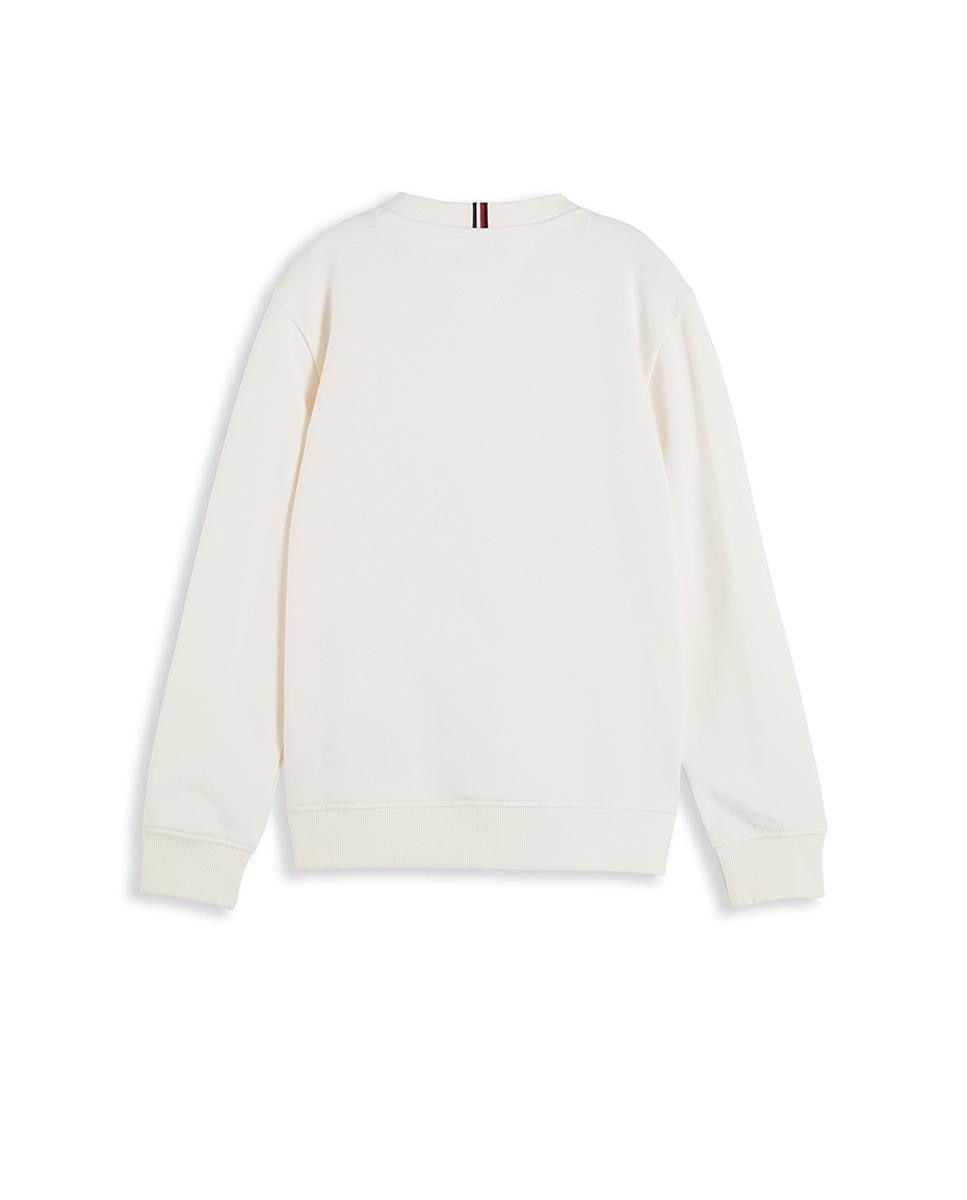Sweatshirt com Decote Redondo Amarelo-6
