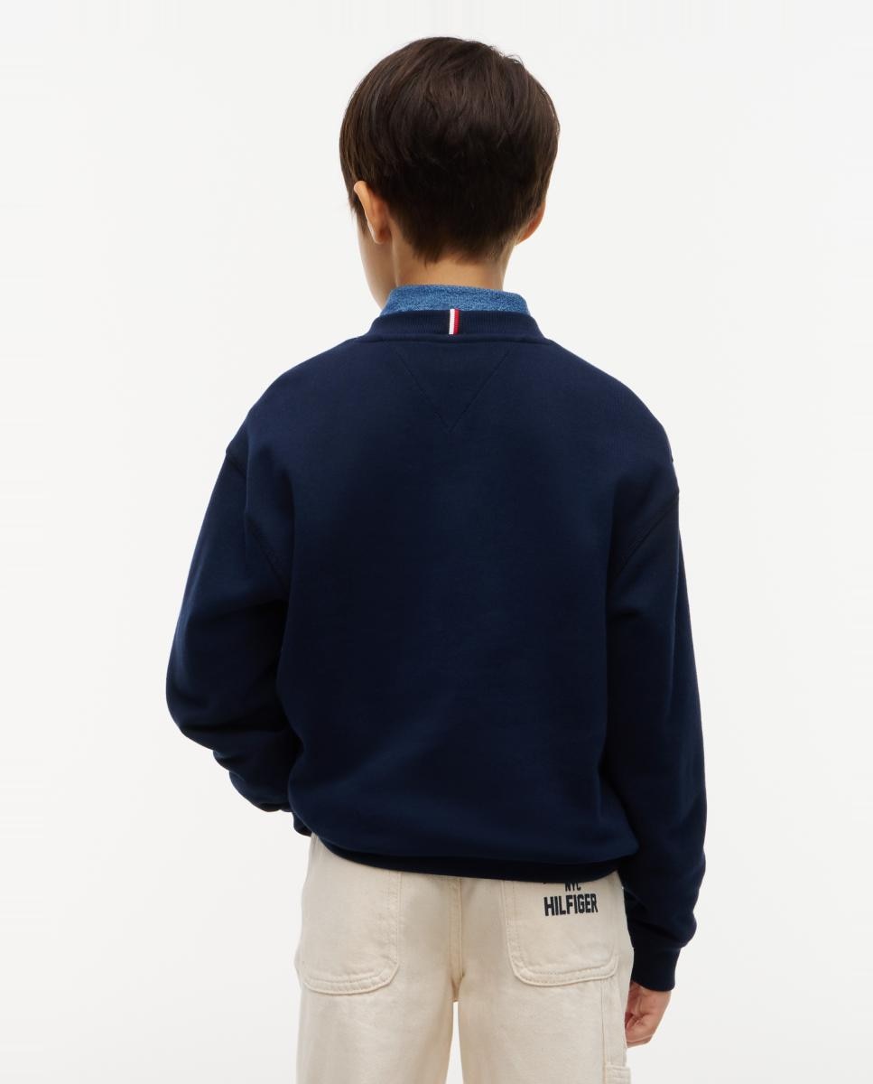 Sweatshirt com Gola Redonda e Logótipo Snoopy Amarelo-2