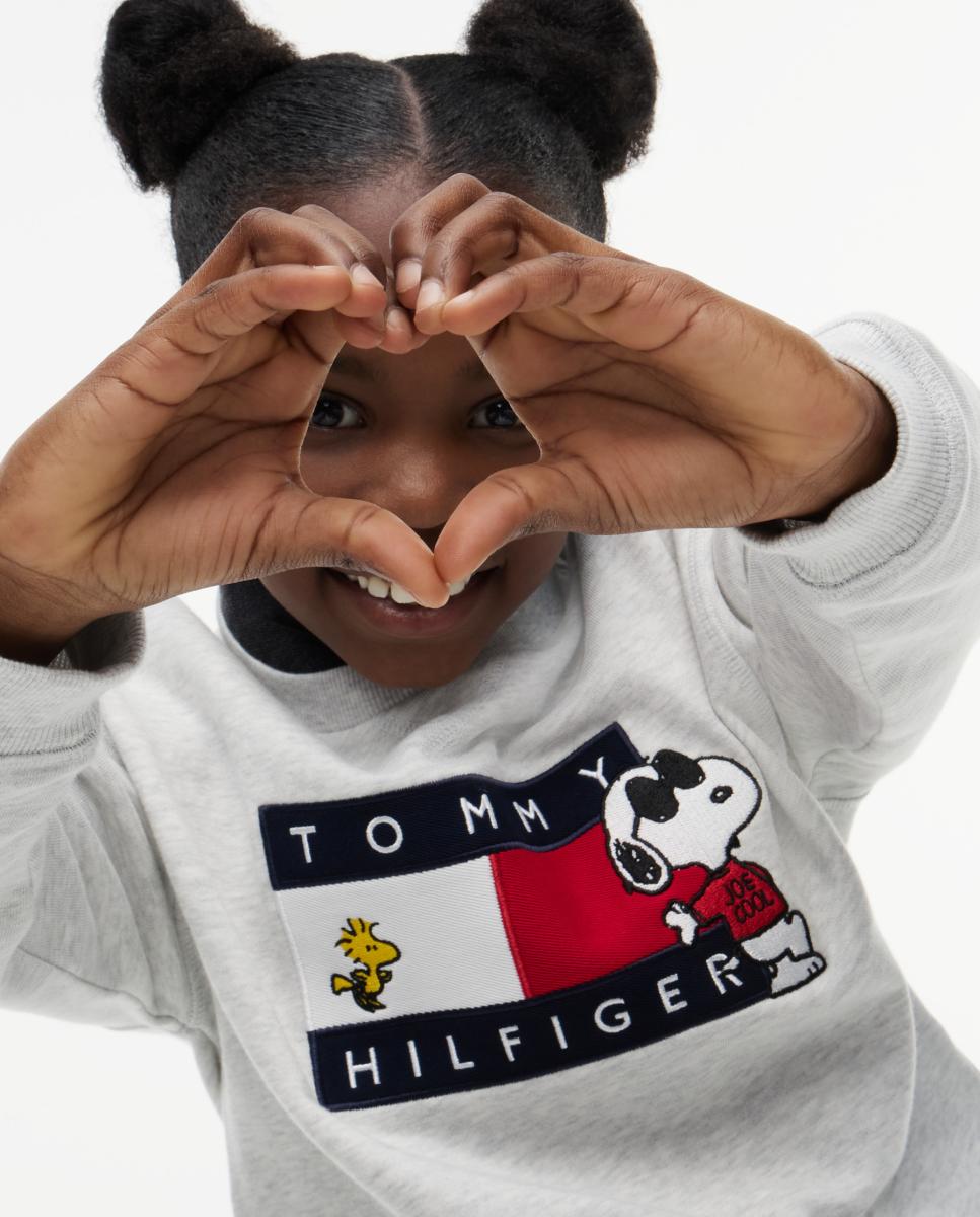 Imagen 3 de Sudadera de niño de cuello redondo y logo Snoopy - Tommy Hilfiger - Amarillo Amarillo