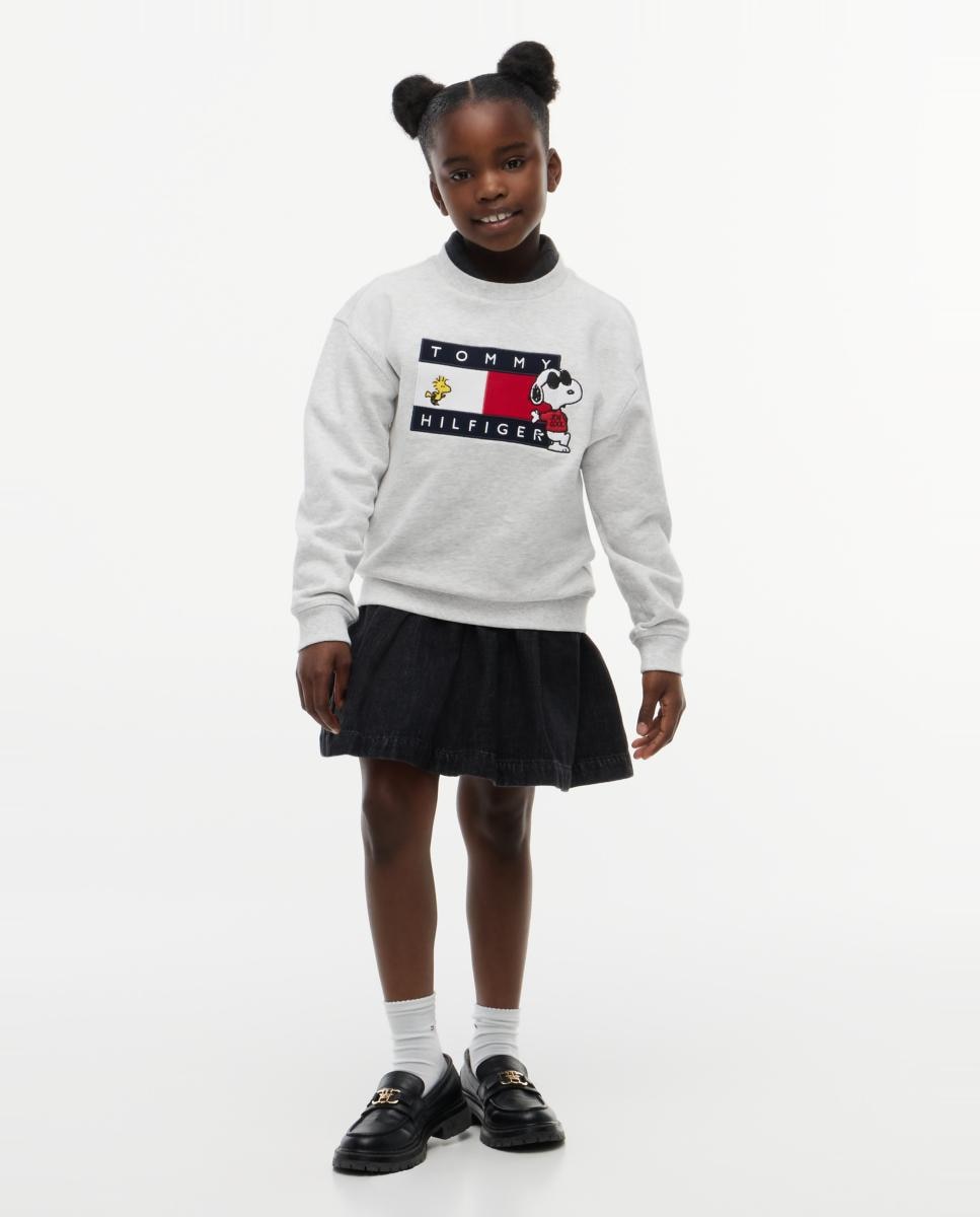 Imagen 4 de Sudadera de niño de cuello redondo y logo Snoopy - Tommy Hilfiger - Amarillo Amarillo