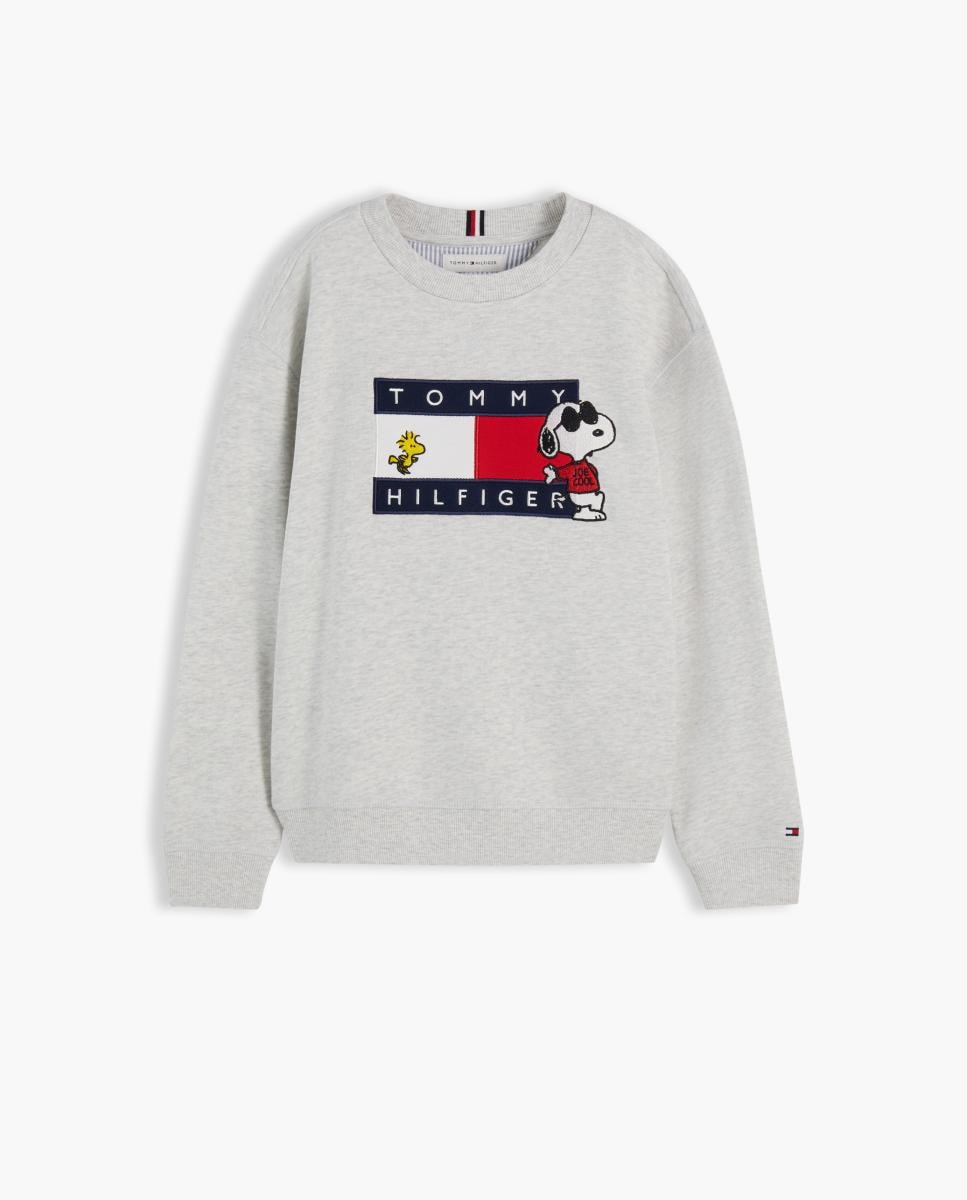 Imagen 5 de Sudadera de niño de cuello redondo y logo Snoopy - Tommy Hilfiger - Amarillo Amarillo