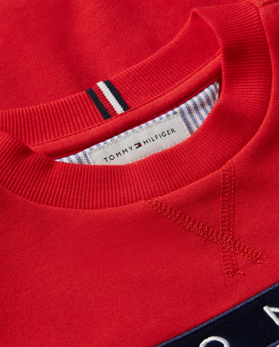 Sudadera de niño de cuello redondo y logo Snoopy - Tommy Hilfiger - Amarillo Amarillo-8