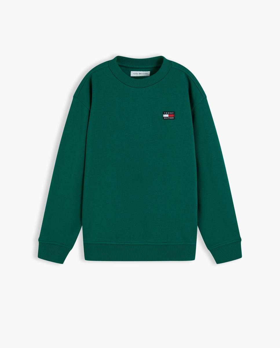 Sweatshirt com Decote Redondo Amarelo-5