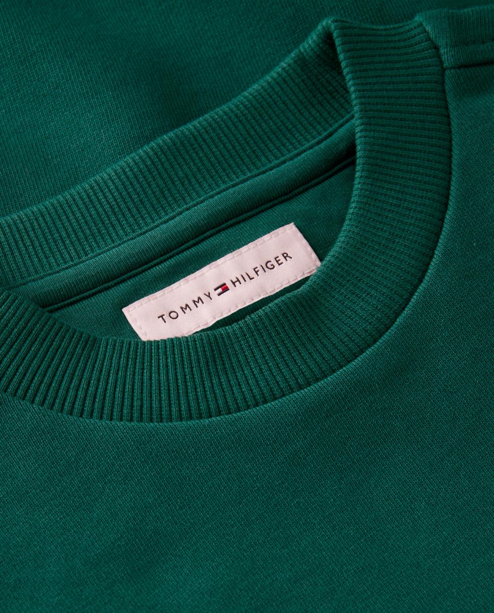 Sweatshirt com Decote Redondo Amarelo-7