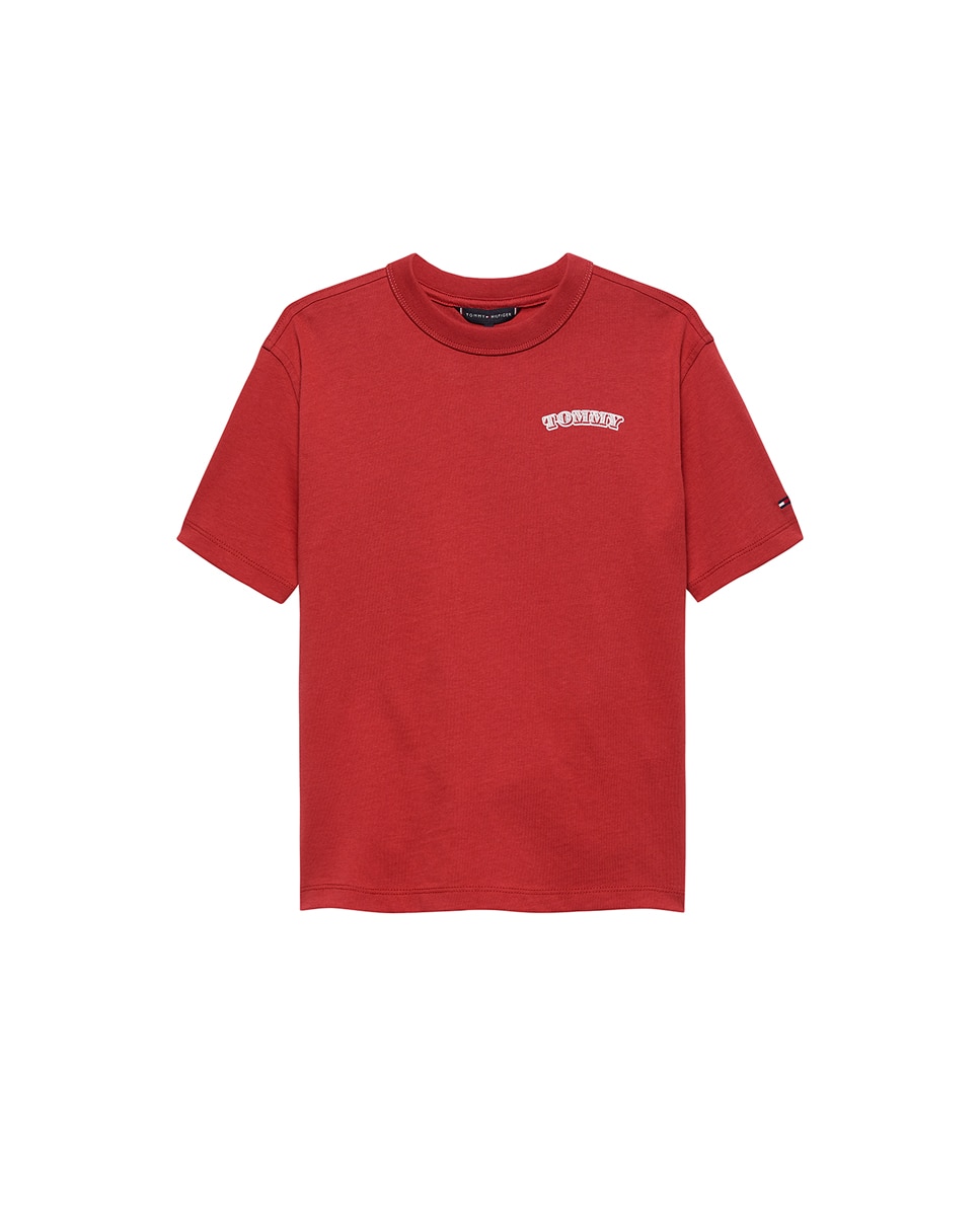 T-shirt com Logótipo nas Costas Tommy Camp Tommy Hilfiger Vermelho-5