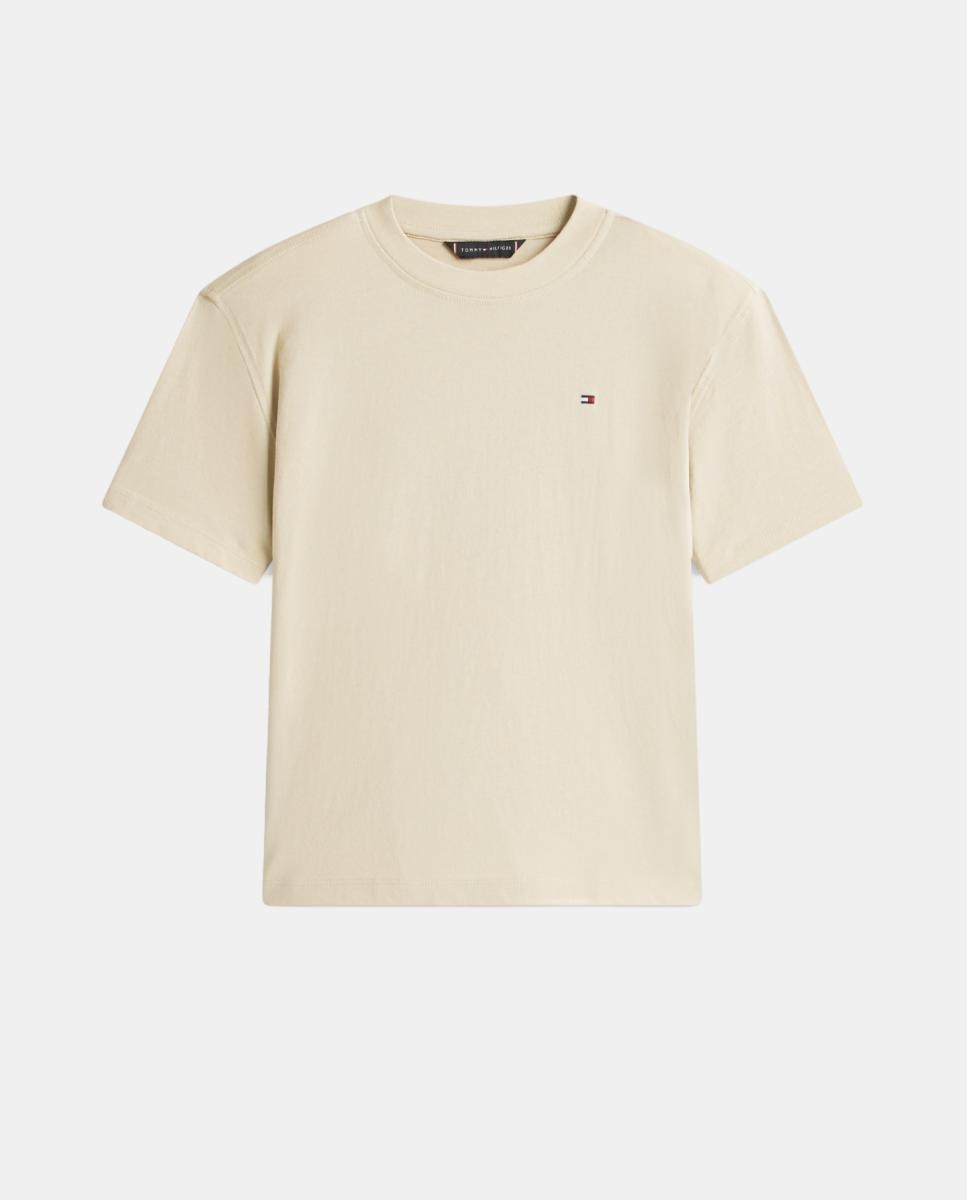T-shirt com Logótipo nas Costas Tommy Hilfiger Castanho-6