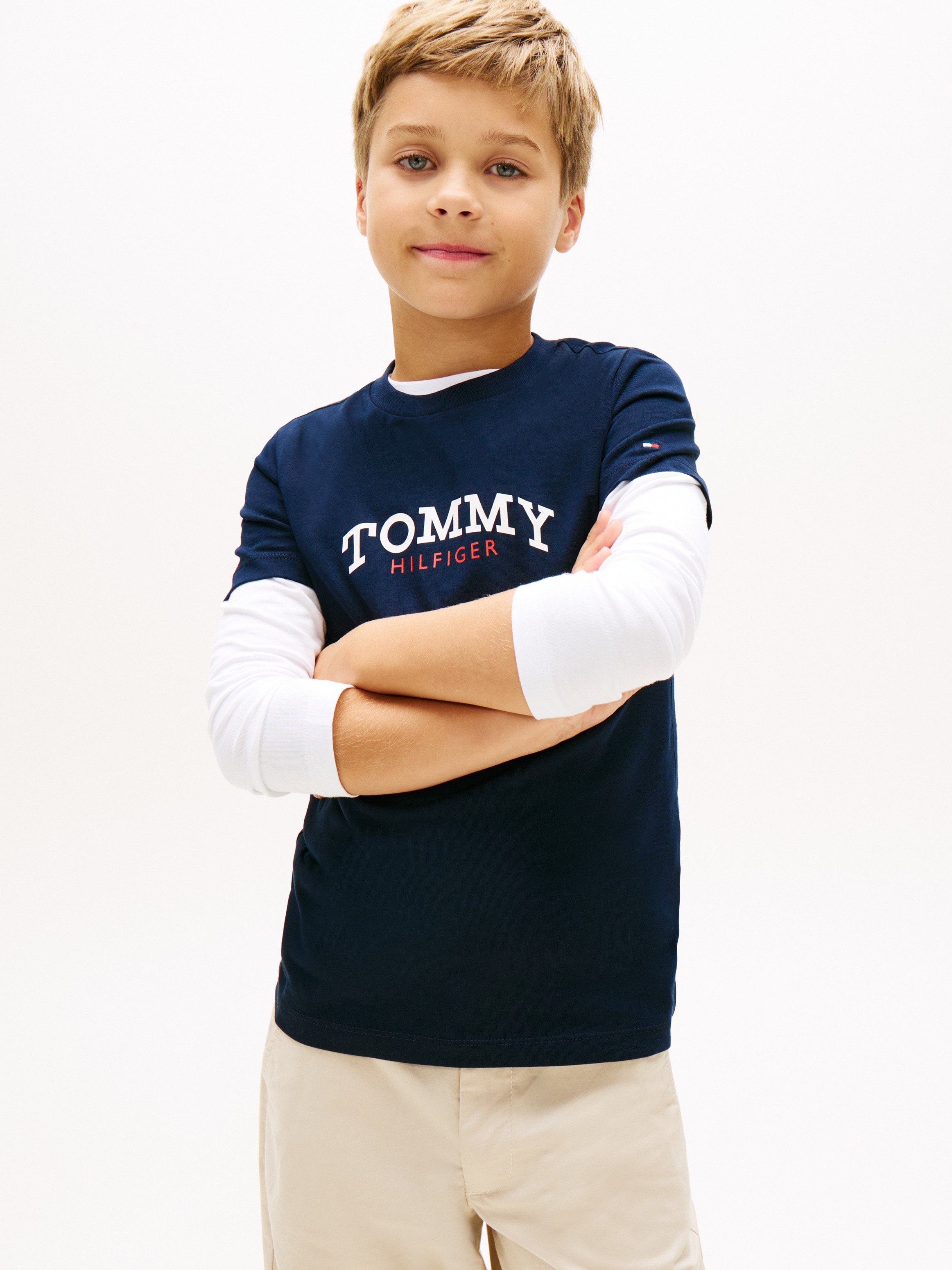 Imagem 0 de T-shirt com logótipo à frente