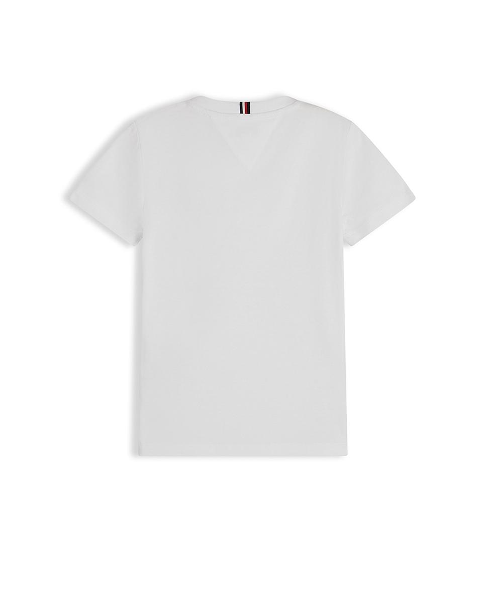 Camiseta de niño de manga corta con logo en el pecho - Tommy Hilfiger - Blanco Blanco-6