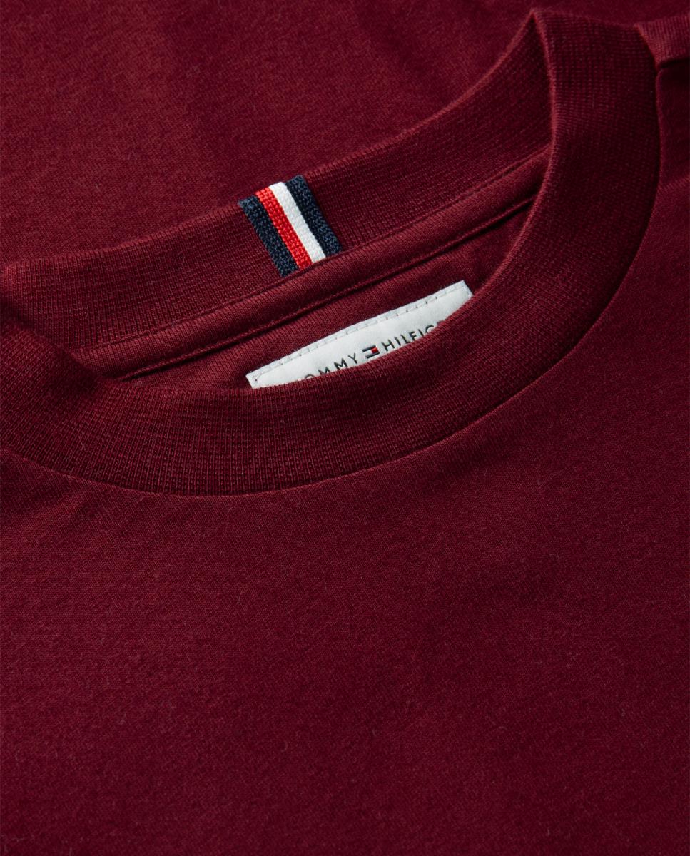Camiseta de niño de manga larga con bandera bordada en el pecho - Tommy Hilfiger - Amarillo Amarillo-7