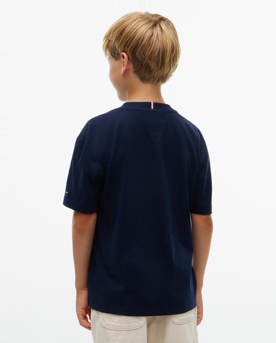 Camiseta de niño de manga corta - Tommy Hilfiger - Amarillo Amarillo-2