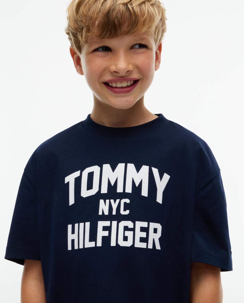 Camiseta de niño de manga corta - Tommy Hilfiger - Amarillo Amarillo-3