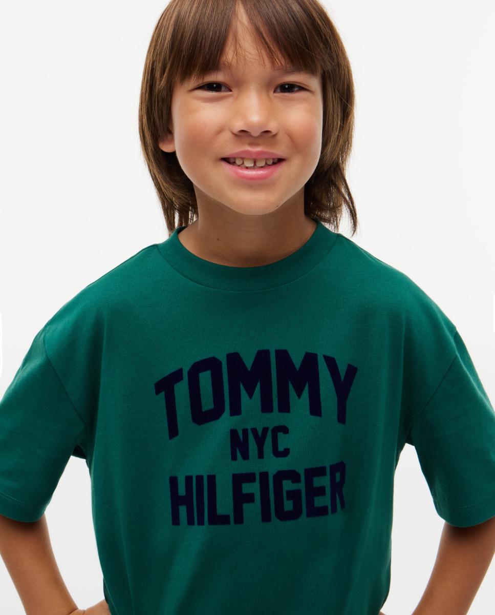 Camiseta de niño de manga corta - Tommy Hilfiger - Amarillo Amarillo-3