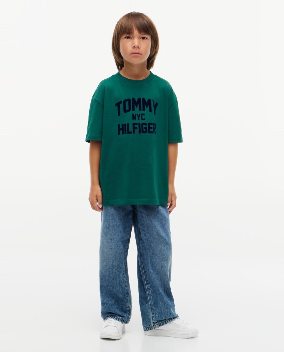 Camiseta de niño de manga corta - Tommy Hilfiger - Amarillo Amarillo-4