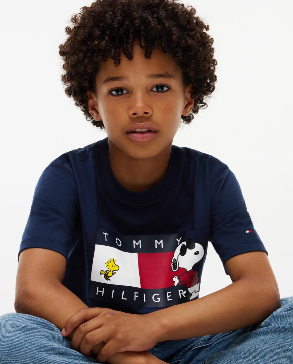 Imagen 3 de Camiseta de niño de manga corta y logo Snoopy - Tommy Hilfiger - Amarillo Amarillo
