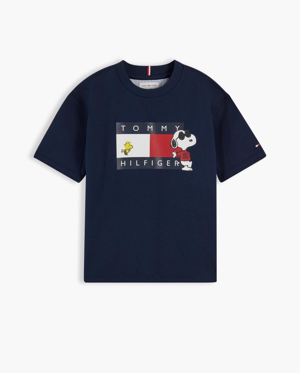 Imagen 5 de Camiseta de niño de manga corta y logo Snoopy - Tommy Hilfiger - Amarillo Amarillo