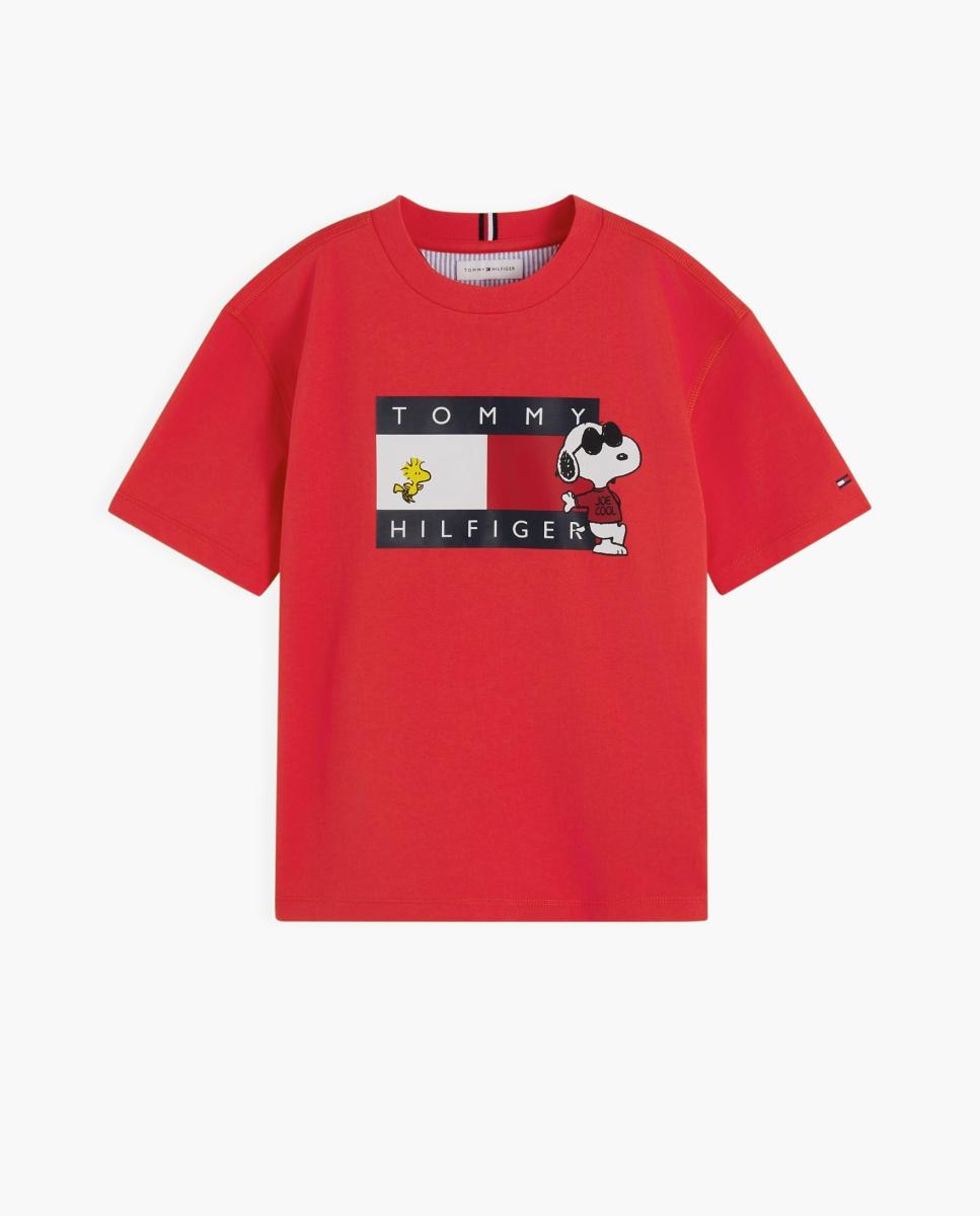 Imagen 5 de Camiseta de niño de manga corta y logo Snoopy - Tommy Hilfiger - Amarillo Amarillo