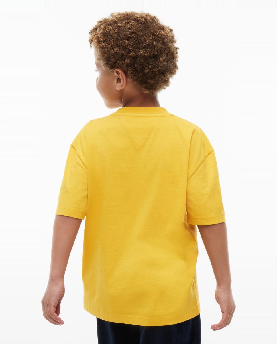 T-shirt com manga curta Amarelo-2