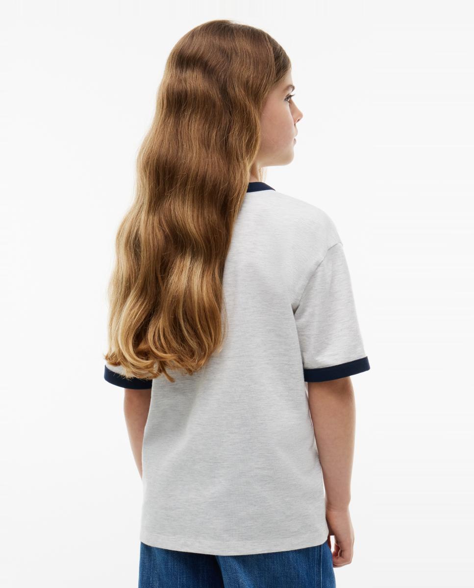 Imagen 2 de Camiseta de niño de manga corta y logo Snoopy - Tommy Hilfiger - Gris Gris
