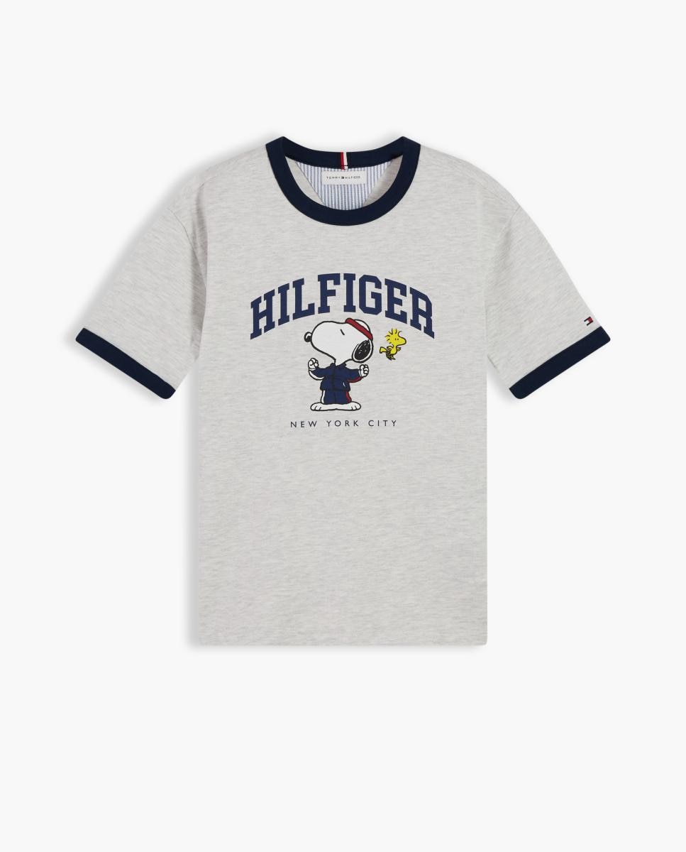 Imagen 5 de Camiseta de niño de manga corta y logo Snoopy - Tommy Hilfiger - Gris Gris