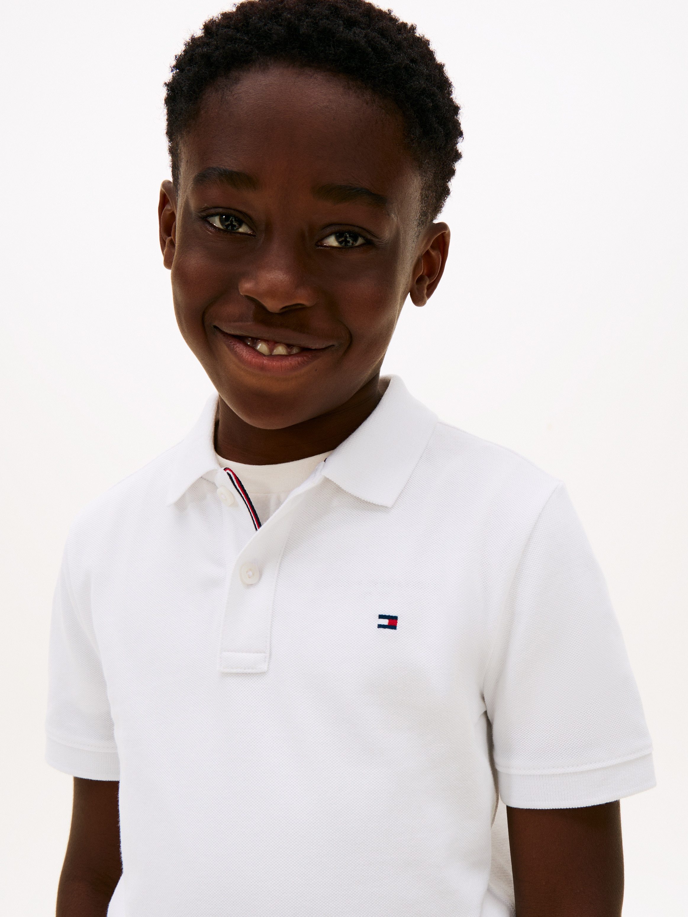 Polo Piqué de Algodão Tommy Hilfiger Branco-2