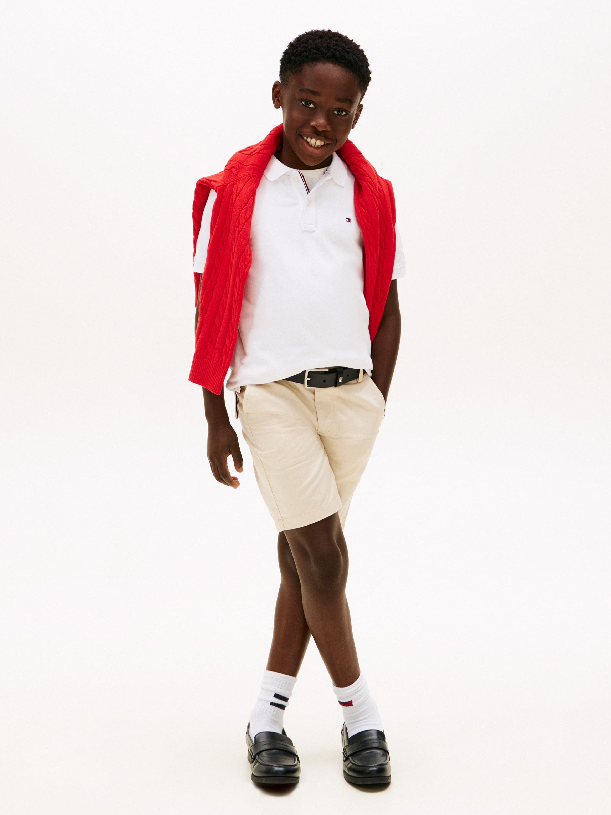Polo Piqué de Algodão Tommy Hilfiger Branco-3