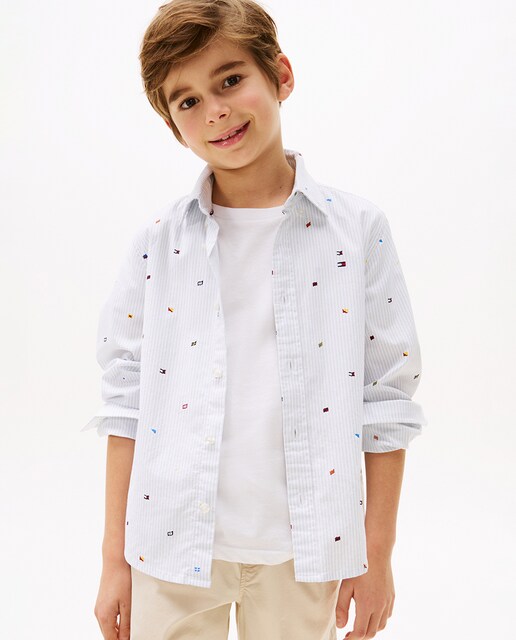 Imagem 0 de Camisa Estampada de Bebé com Manga Comprida e Bolso