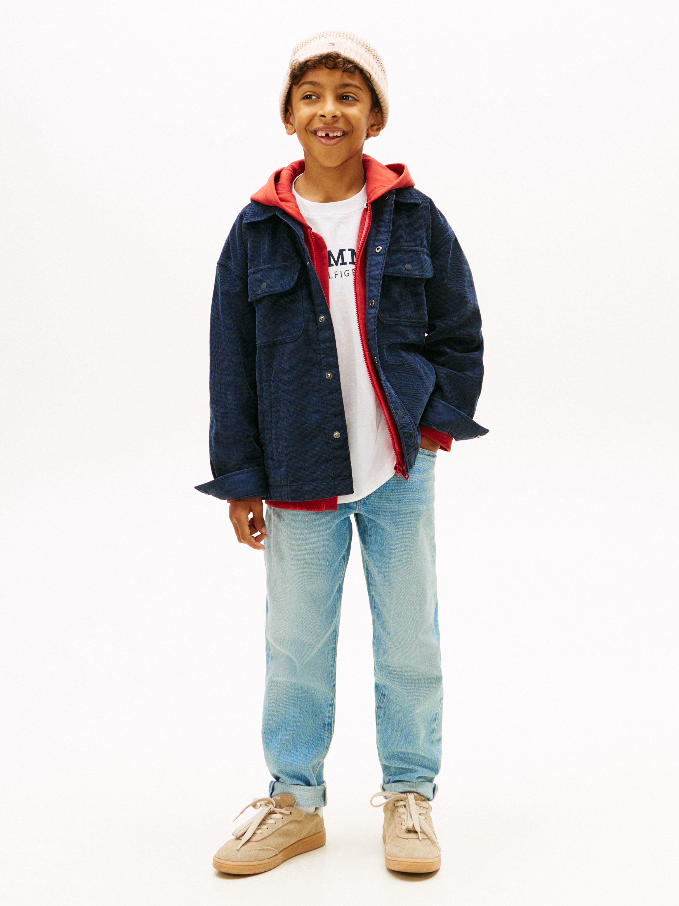 Sobrecamisa de Bombazina Tommy Hilfiger Azul-4