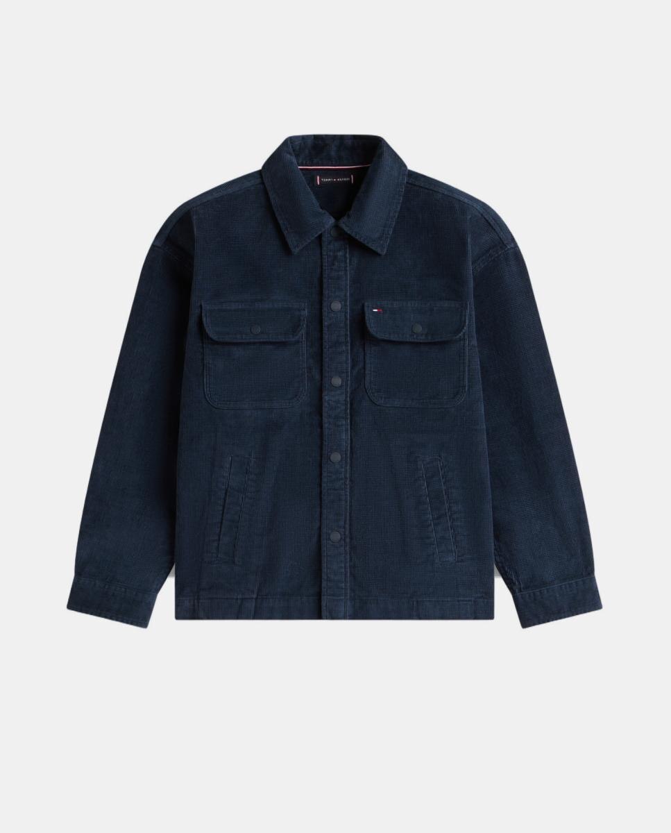 Sobrecamisa de Bombazina Tommy Hilfiger Azul-5