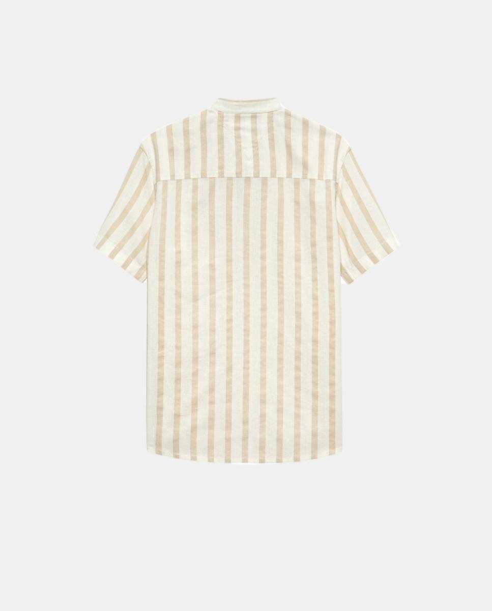 Camisa de Linho com Gola à Padre Castanho-6