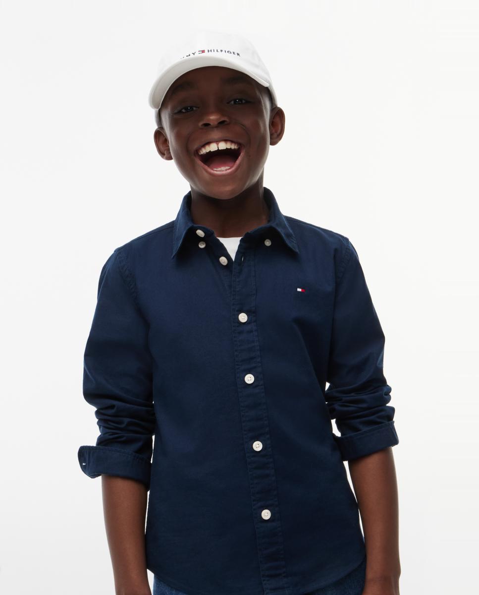 Camisa oxford Azul-3